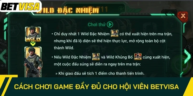 Cách chơi game đầy đủ cho hội viên BETVISA