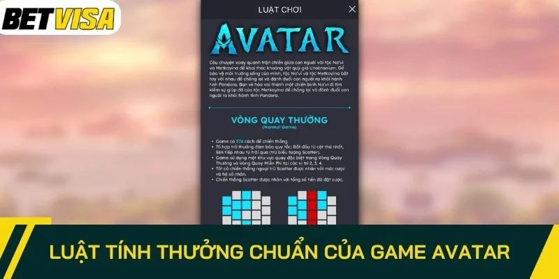 Luật tính thưởng chuẩn của game Avatar